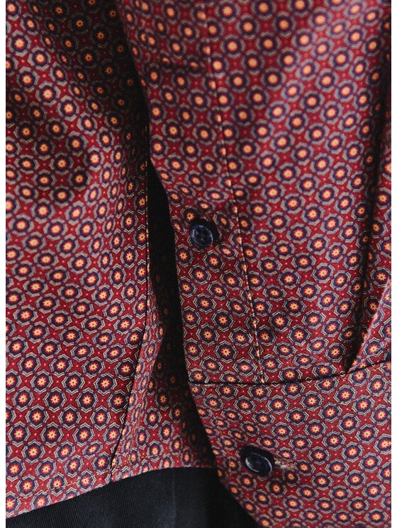 Pako Lorente Pako Lorente Koszula P25WF-1X-068 Bordowy Regular Fit