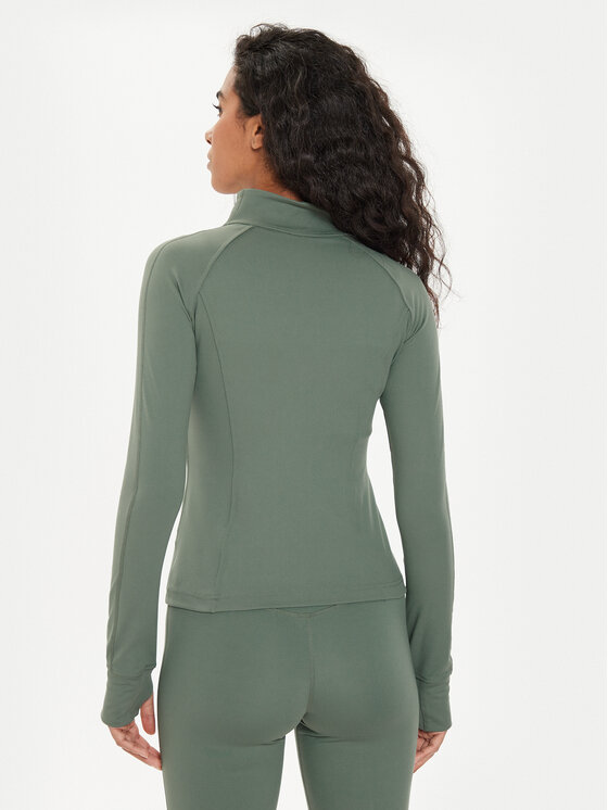 Guess Guess Majica dugih rukava Marika V4YP12 KCD02 Zelena Slim Fit