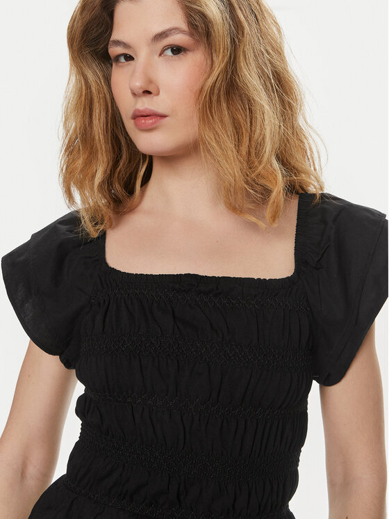 Brave Soul Brave Soul Μπλουζάκι LWT-624CERYS Μαύρο Straight Fit