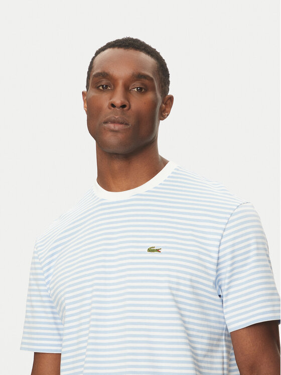 Lacoste Lacoste T-Shirt TH9749 Błękitny Regular Fit
