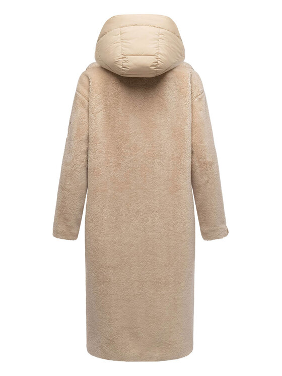 Navahoo Navahoo Kurtka zimowa Teddyzauber Beżowy Regular Fit