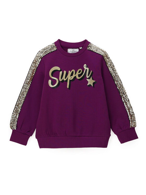Original Marines Original Marines Džemperis DCA3546F Violetinė Regular Fit