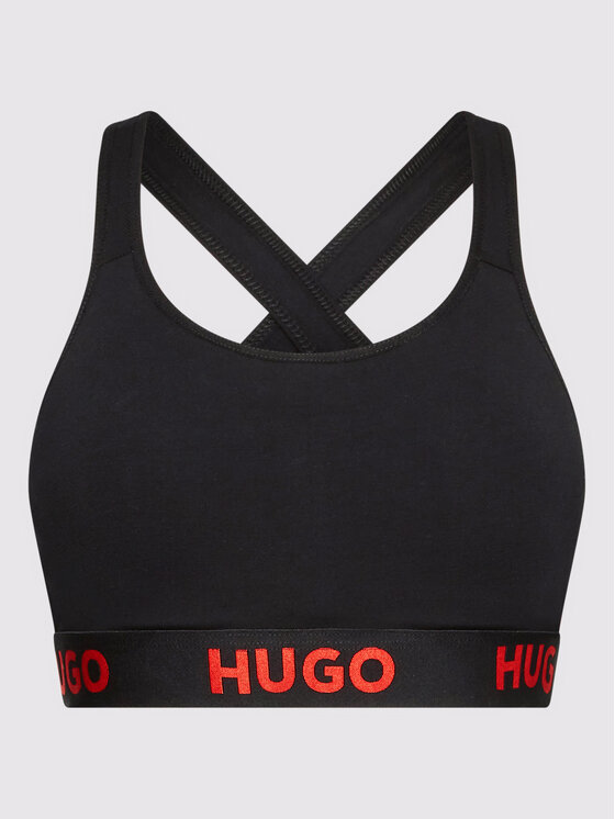 HUGO Hugo Top nedrček Sporty Logo 50469628 Črna