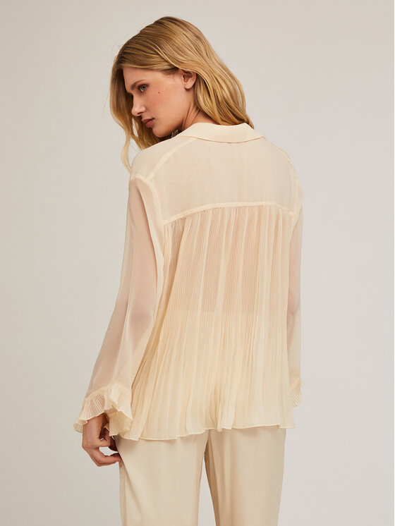 Motivi Motivi Camicia 5394W000452N011 Écru Regular Fit