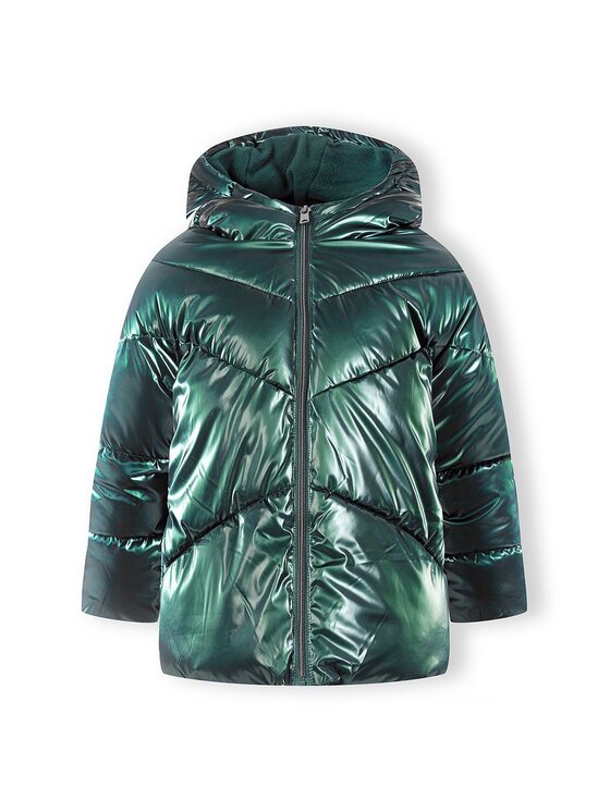 Kurtka zimowa MINOTI, Rozmiar 104/110, Zielony, 16coat 19