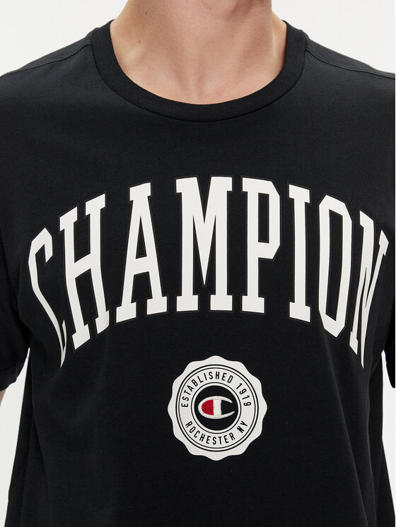 Champion Champion Tricou 219852 Negru Comfort Fit