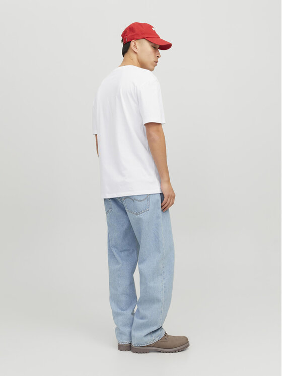 Jack&Jones Jack&Jones Majica Star 12234746 Bela Relaxed Fit