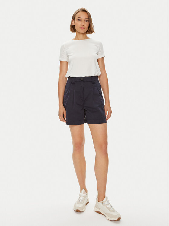 HUGO HUGO Auduma šorti Hanicola-1-D 50489969 Tumši zils Relaxed Fit