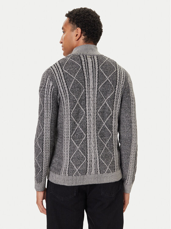Guess Guess Sveter M5BR44 Z2ZK2 Sivá Regular Fit