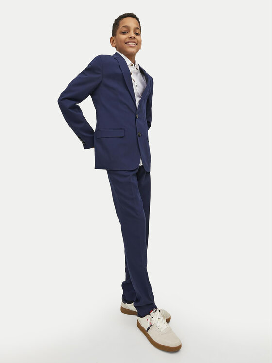 Jack&Jones Junior Jack&Jones Junior Öltöny Solar 12198318 Sötétkék Super Slim Fit