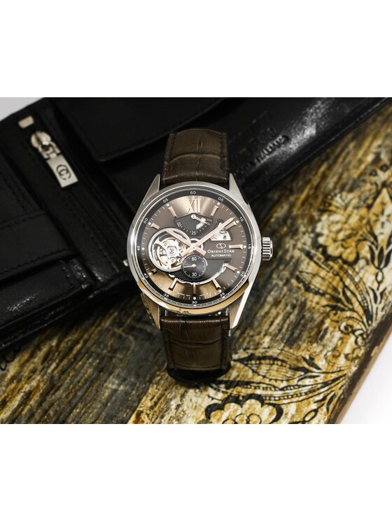 Orient Star Orient Star Zegarek RE-AV0006Y00B Brązowy