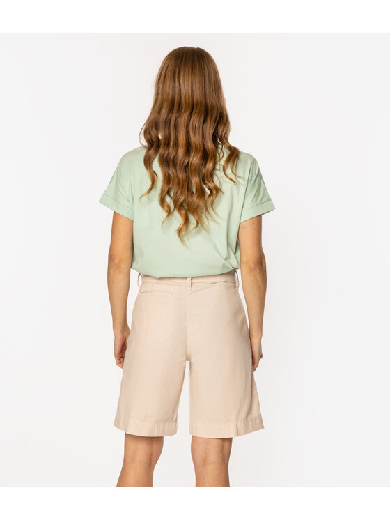 Lee Cooper Lee Cooper Bermudy LINDA 3600 Beżowy Regular Fit