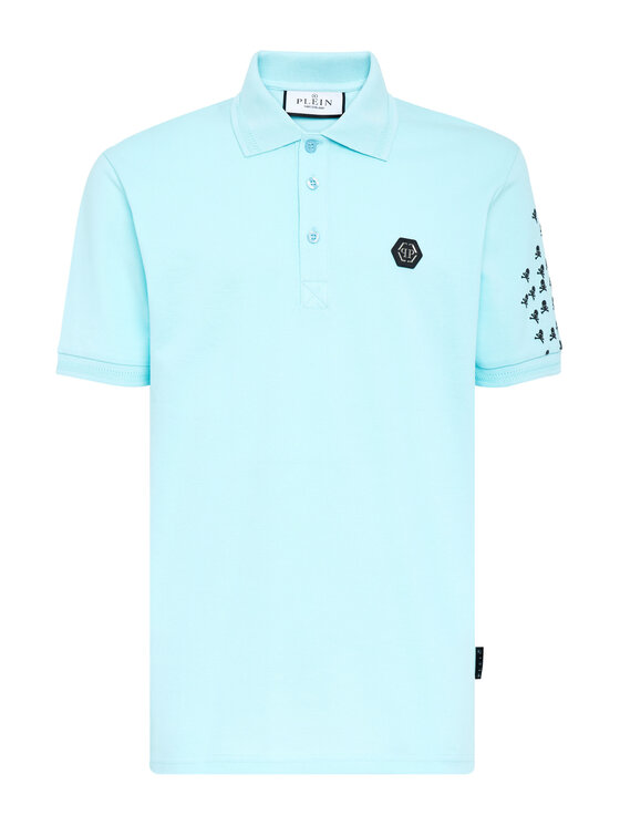 PHILIPP PLEIN PHILIPP PLEIN Polo 127 Celeste Slim Fit