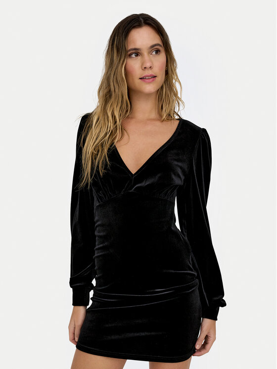 ONLY ONLY Φόρεμα κοκτέιλ Smooth 15307942 Μαύρο Regular Fit