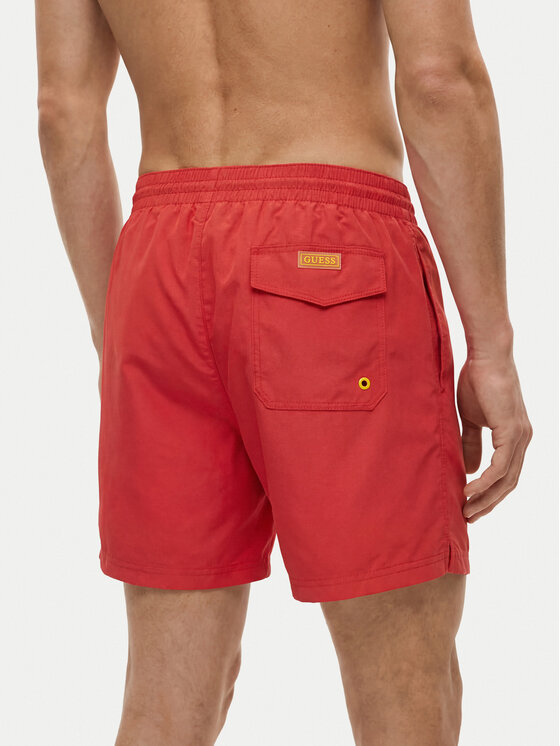 Guess Guess Шорти для плавання F6GT25 WG282 SHORT Червоний Regular Fit