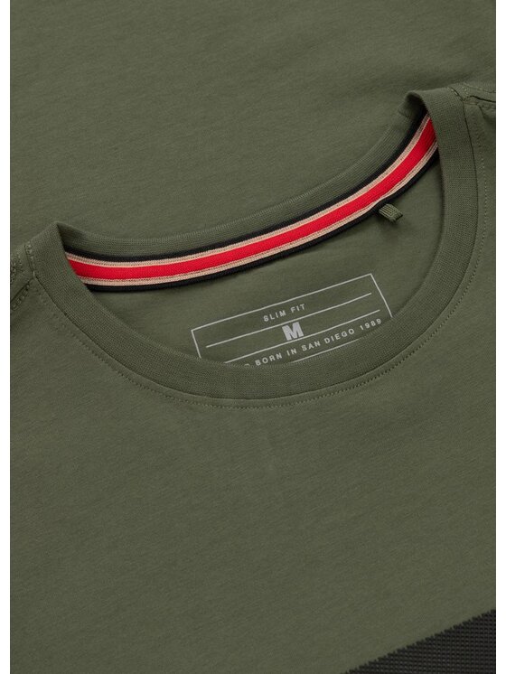 PITBULL PITBULL T-Shirt CASINO Zielony Regular Fit