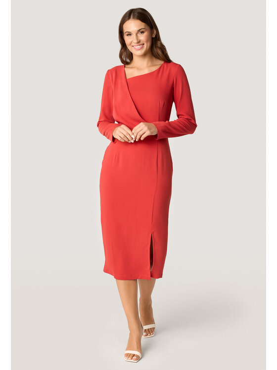 QUIOSQUE QUIOSQUE Sukienka codzienna Quiosque 4RR001402 Pomarańczowy Regular Fit