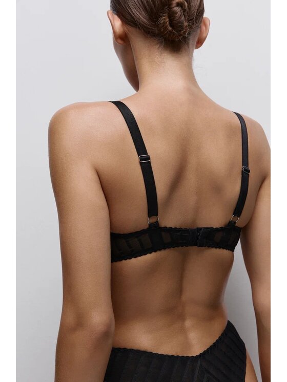 Merci Lingerie Merci Lingerie Biustonosz EB3PSB02 Czarny