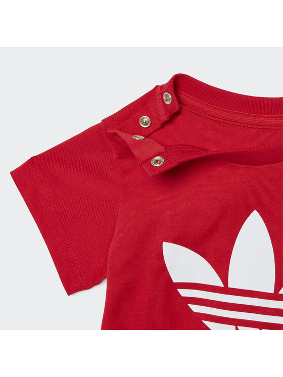 adidas adidas Póló Trefoil IX5115 Piros Regular Fit