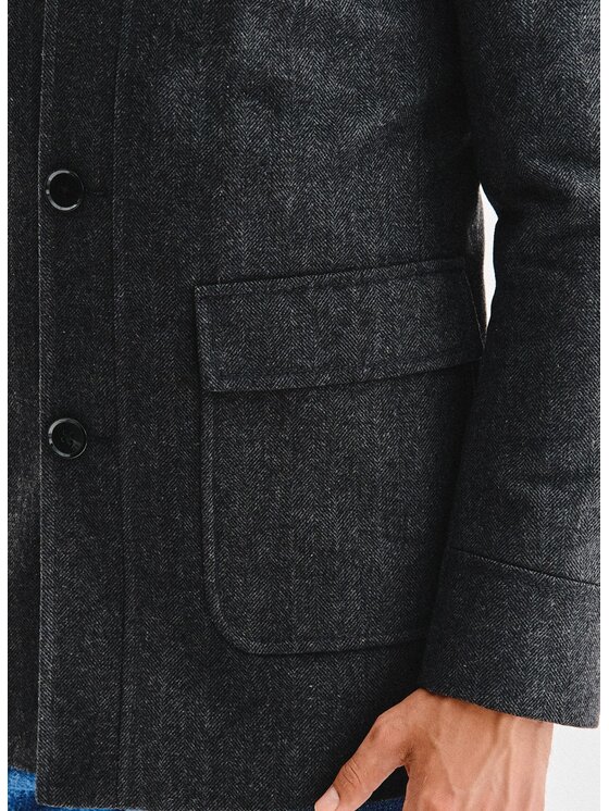 Pako Lorente Pako Lorente Płaszcz zimowy P25WF-7X-012 Szary Classic Fit