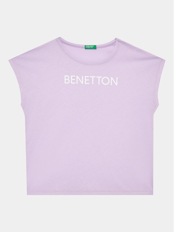 Gyerek Póló United Colors Of Benetton, Méret: 150, Lila, 3I1XC10C0