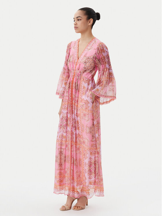 Hale Bob Hale Bob Vasarinė suknelė with silk 4YAS616A Rožinė Regular Fit