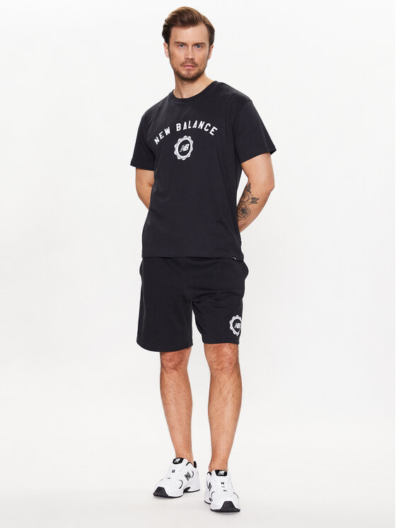 New Balance New Balance T-shirt MT31904 Crna Relaxed Fit