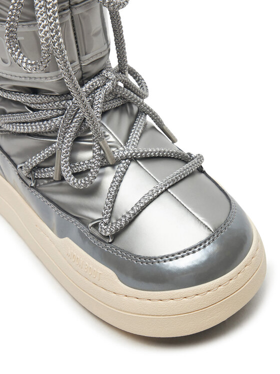 Moon Boot Moon Boot Μπότες Χιονιού Junior Park Boot 80D3440020 Ασημί