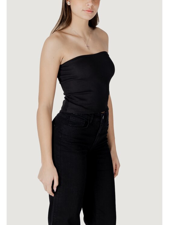 Calvin Klein Jeans Calvin Klein Jeans T-shirt WOVEN LABEL RIB Nero Rib Fit