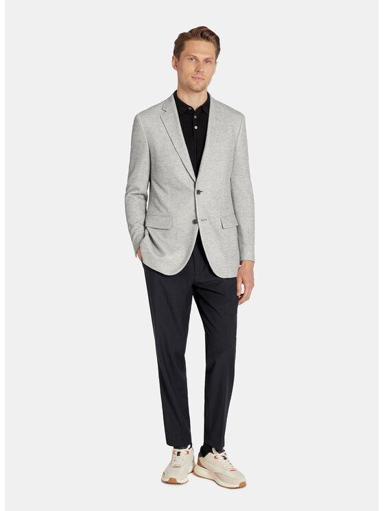 Pako Lorente Pako Lorente Marynarka P25WF-3X-004 Szary Slim Fit