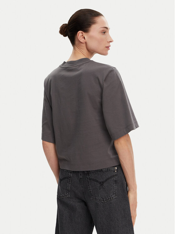 PINKO PINKO Tričko Niamey 104604 A2CS Sivá Regular Fit