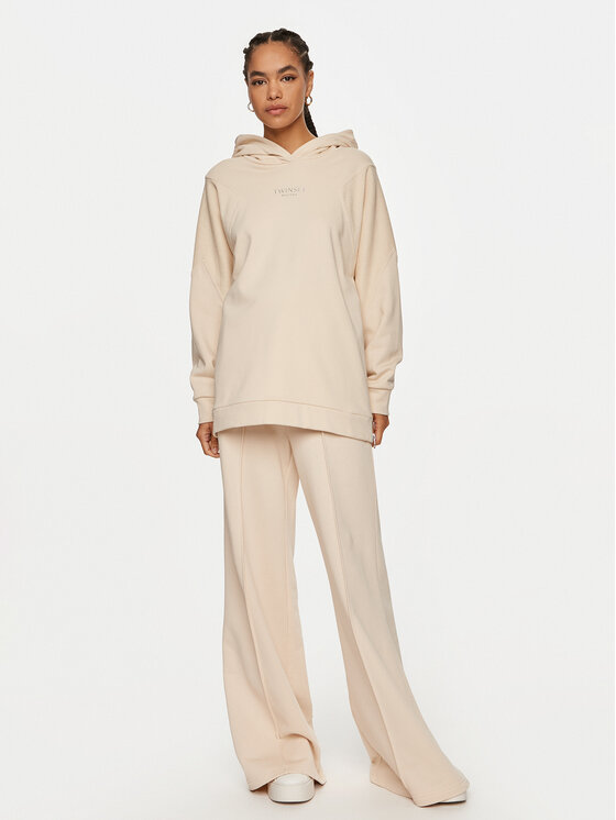 TWINSET TWINSET Pulóver 242TP2041 Bézs Relaxed Fit