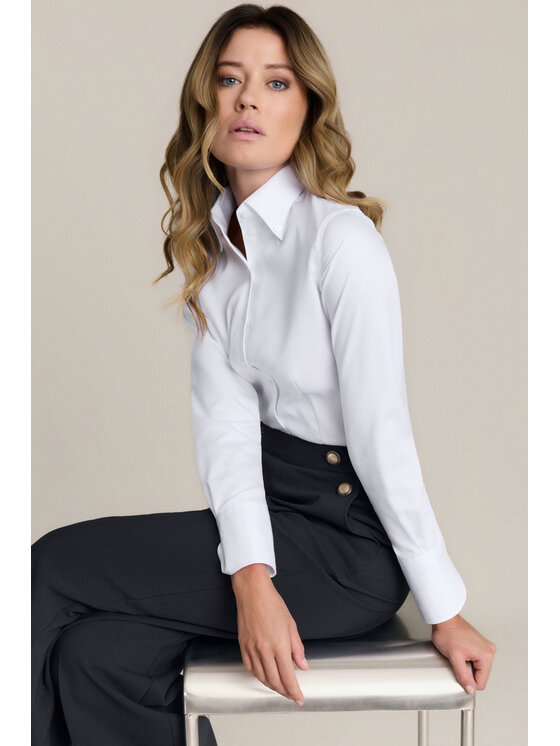 Lancerto Lancerto Koszula Ottavia Slim KO073226000032 Biały Slim Fit