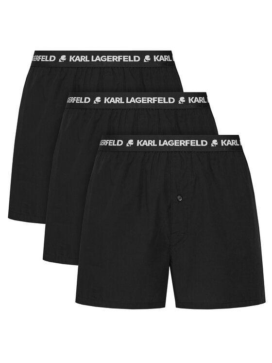 KARL LAGERFELD KARL LAGERFELD Set 3 parov boksaric A1M47116 Črna