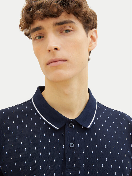 Tom Tailor Denim Tom Tailor Denim Поло 1040465 Cиній Regular Fit