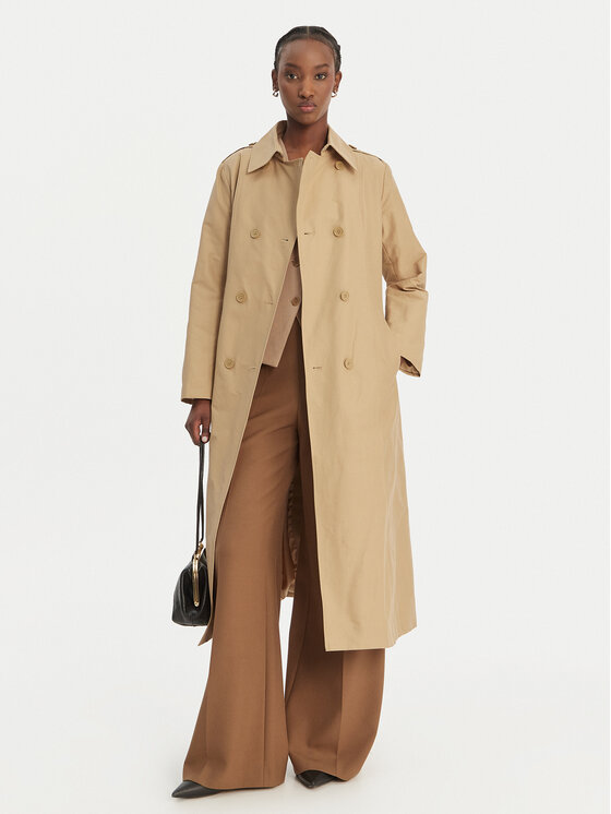 MAX&Co. MAX&Co. Παλτό μεταβατικό 2618021024200 Μπεζ Regular Fit