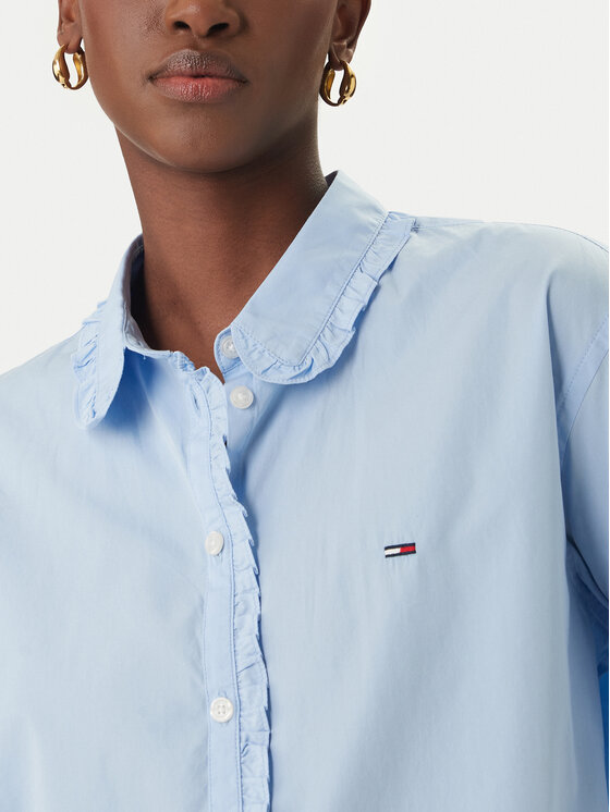 Tommy Jeans Tommy Jeans Särk DW0DW22767 Sinine Relaxed Fit