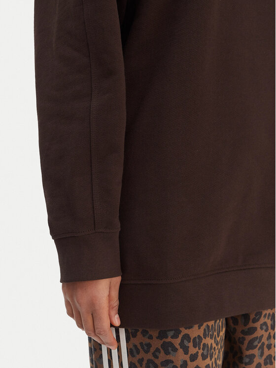 adidas adidas Суитшърт Essentials KD9120 Кафяв Oversize