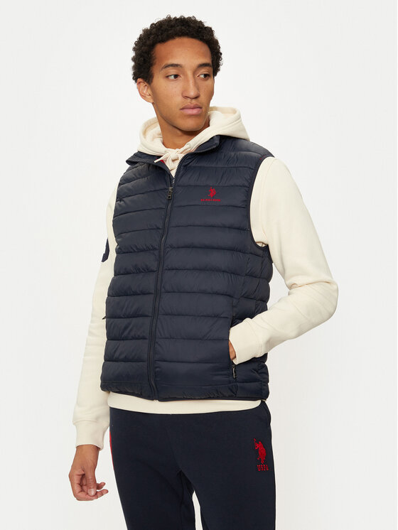 U.S. Polo Assn. U.S. Polo Assn. Vestă elegantă MUP3267 Bleumarin Regular Fit