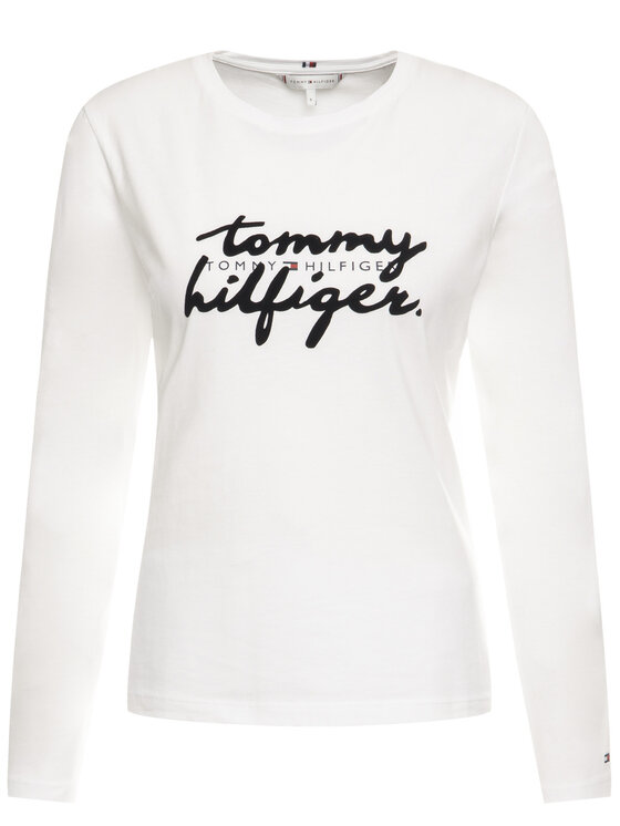 Tommy Hilfiger Halenka Romy C Nk WW0WW26682 Bila Regular Fit Modivo.cz