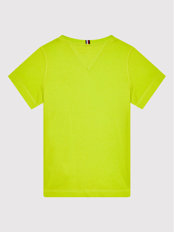 tommy hilfiger lime green shirt