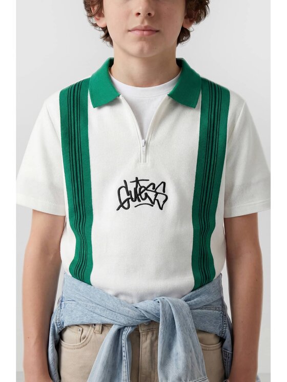 Guess Kids Guess Kids T-Shirt 182169 Biały Classic Fit