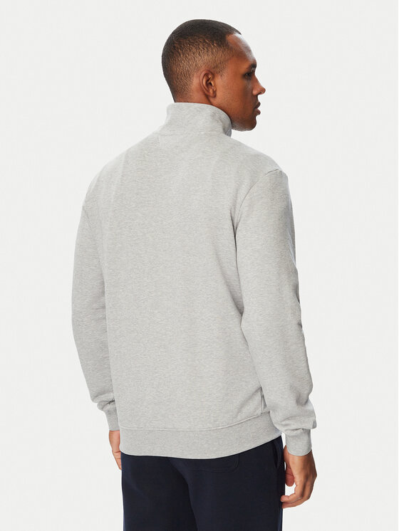 Tommy Hilfiger Tommy Hilfiger Mikina Tipping Terry MW0MW44943 Šedá Regular Fit