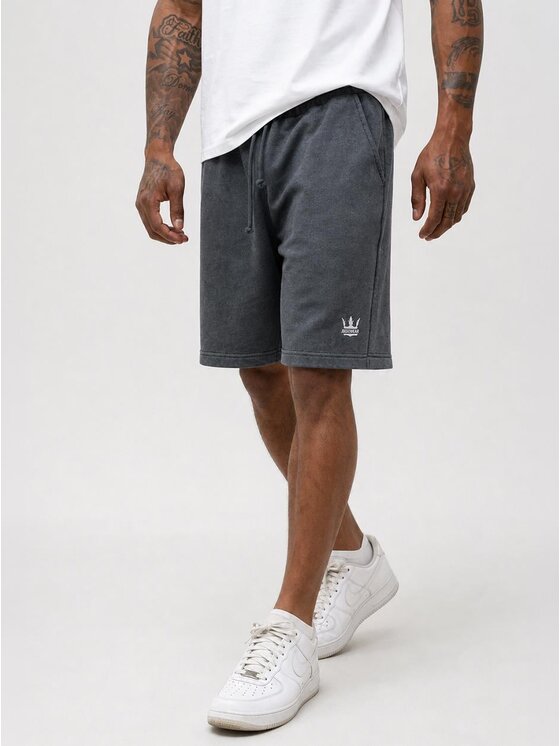 Jigga Wear Jigga Wear Szorty materiałowe 132138 Czarny Regular Fit