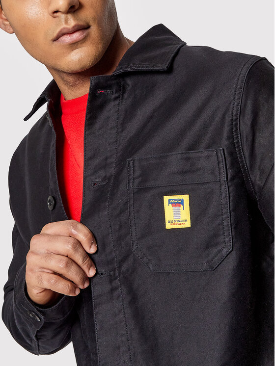Deus Ex Machina Deus Ex Machina Джинсова куртка Naito DMF206837 Чорний Regular Fit