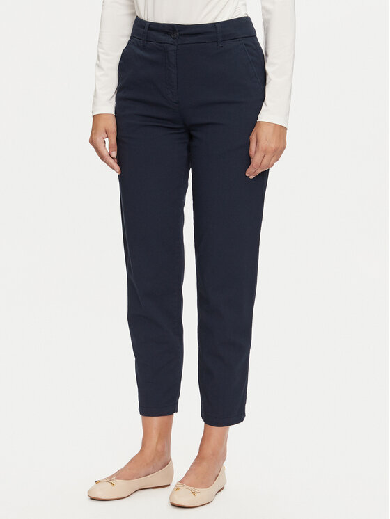 United Colors Of Benetton Pantaloni di tessuto 4GD7DF06U Blu scuro Regular Fit Modivo