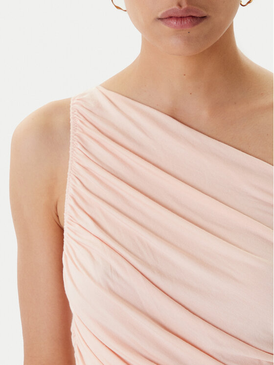 NORMA KAMALI NORMA KAMALI Sukienka koktajlowa ST1253MD288832 Różowy Slim Fit