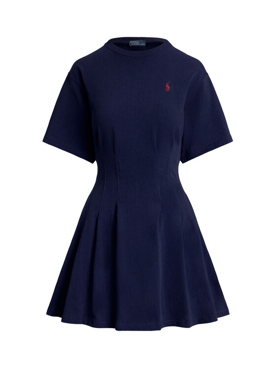 Polo Ralph Lauren Polo Ralph Lauren Každodenné šaty 211A96342004 Tmavomodrá Slim Fit