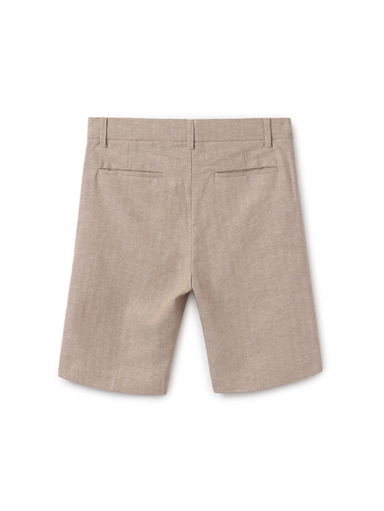 Mayoral Mayoral Pantaloncini di tessuto 6202 Beige Regular Fit