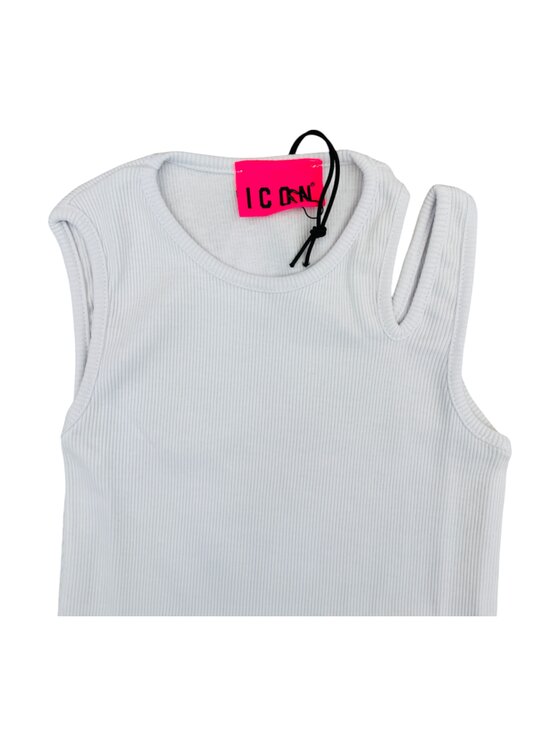Icon Icon Top igtp00596-bianco Bianco Regular Fit